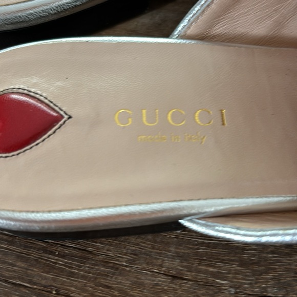 GUCCI Glitter Mules w/ Dustbag - Picture 7 of 12